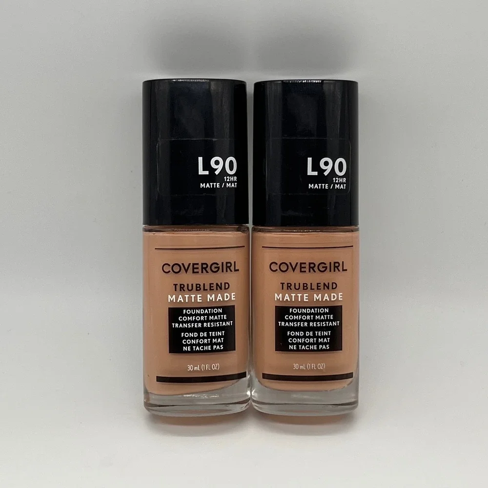 Covergirl TruBlend Matte Made Foundation L90 Classic Beige 1oz 2 Pack Womens